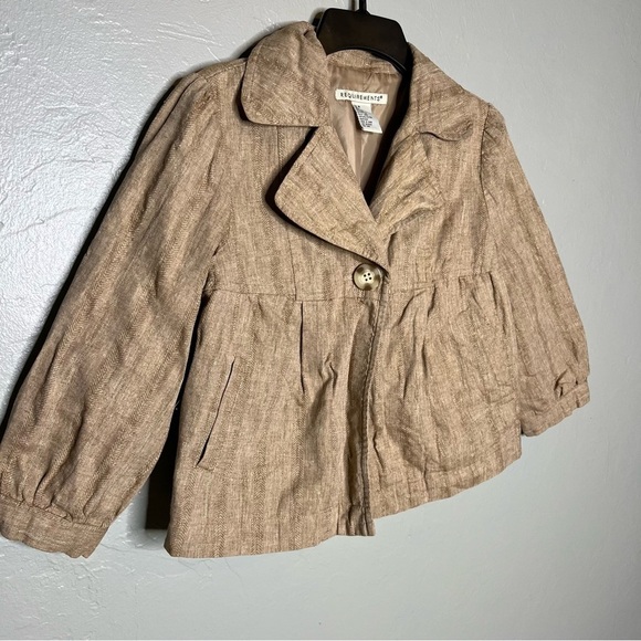 Requirements Linen Blend Lightweight Cardigan Jacket - Picture 4 of 6